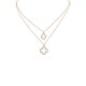 Quatrefoil Pendant 2-Piece Necklace Set