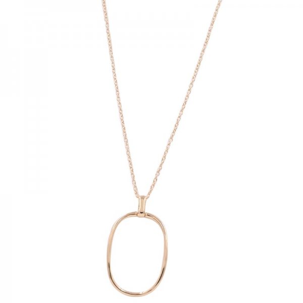 Ring Pendant Chain Long Necklace